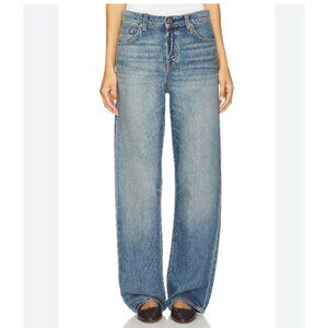 GRLFRND The Bella Low Rise Boyfriend Jeans Womens 28 Blue 100% Cotton Made USA